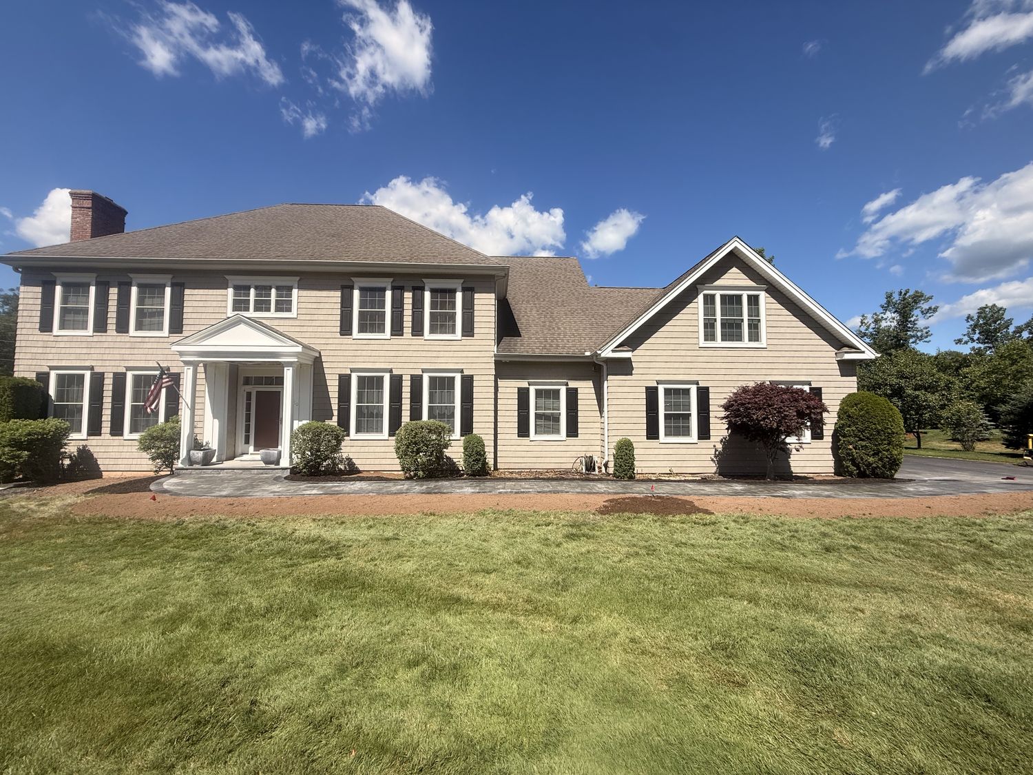 Front Lawn Restoration by TNT Masonry & Pavers in Connecticut