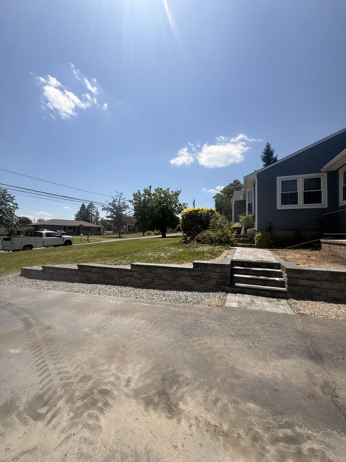 Wall and Steps by TNT Masonry & Pavers in Connecticut