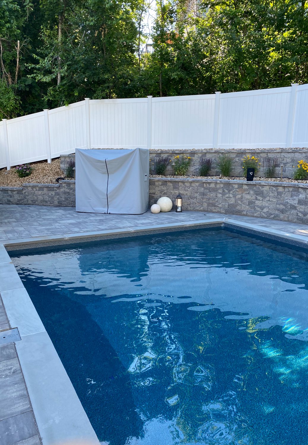 Pool Patio and Wall by TNT Masonry & Pavers in Connecticut