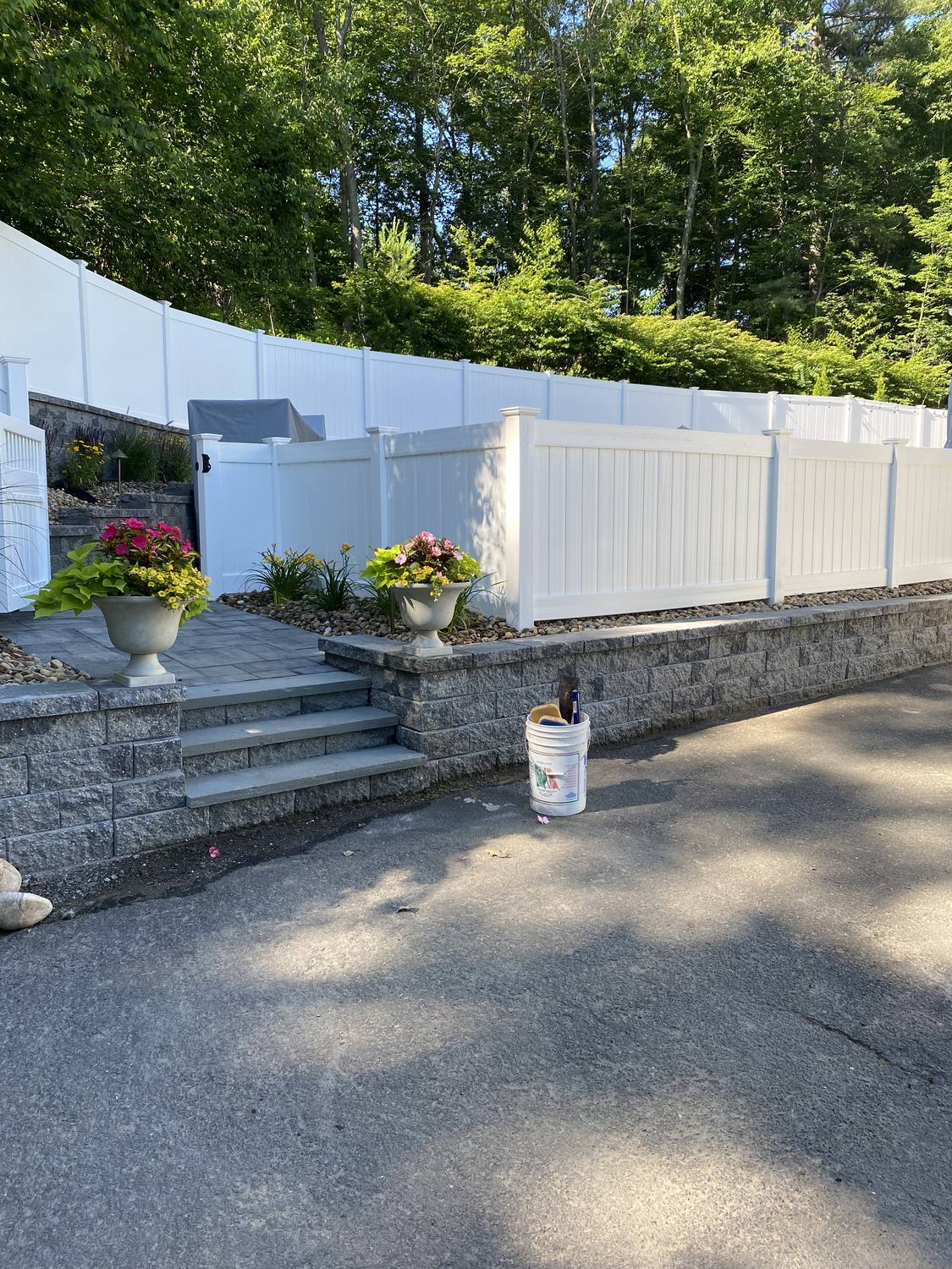 Wall, Steps and Planters by TNT Masonry & Pavers in Connecticut