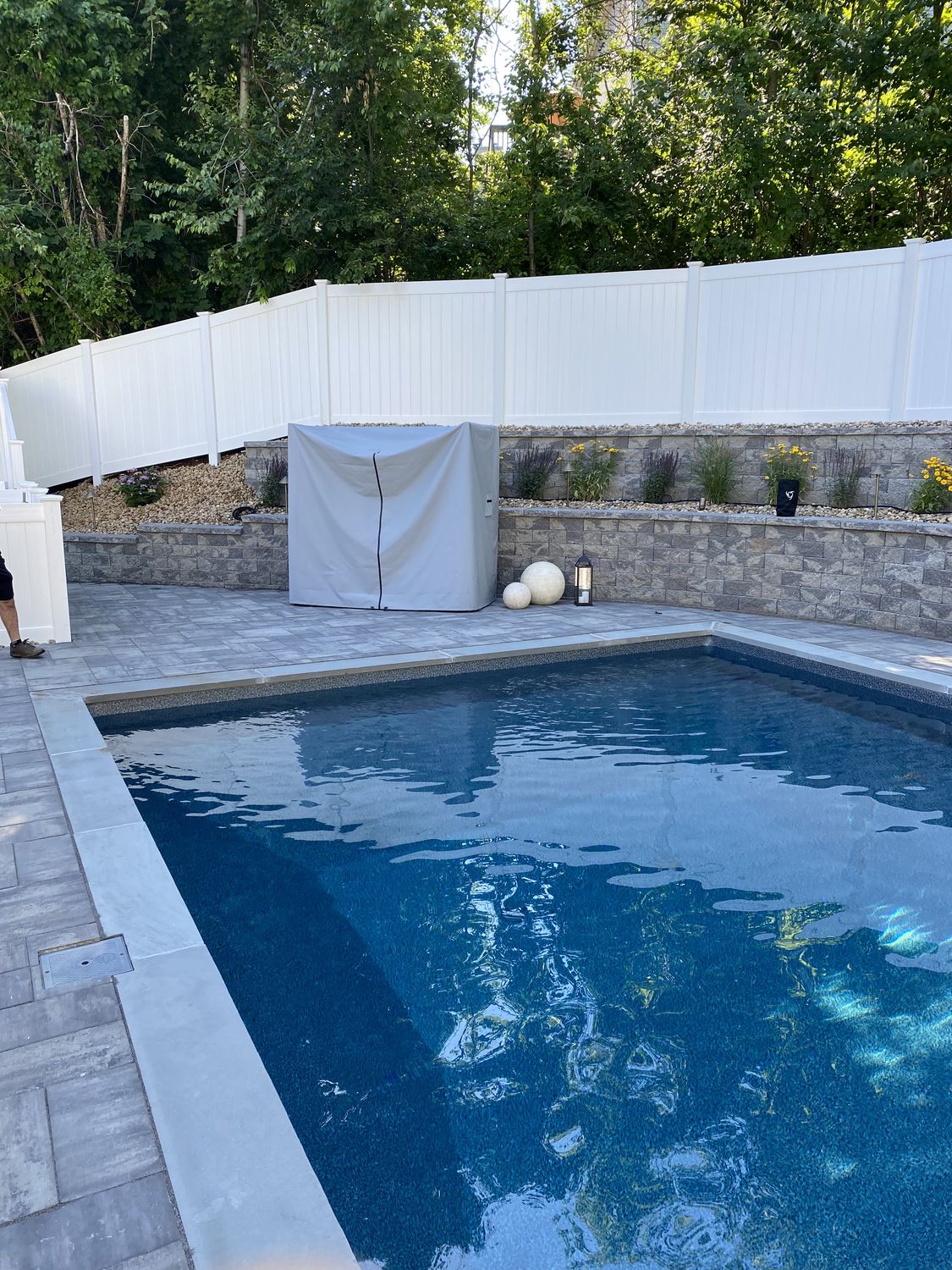 Pool Deck and Seat Wall by TNT Masonry & Pavers in Connecticut
