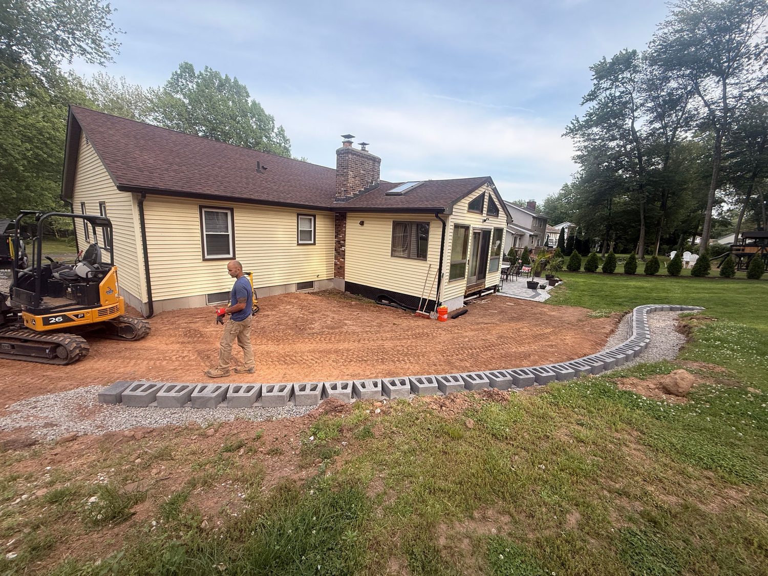 Landscape Border by TNT Masonry & Pavers in Connecticut