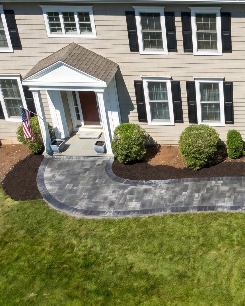 Walkways project by TNT Masonry & Pavers in Connecticut