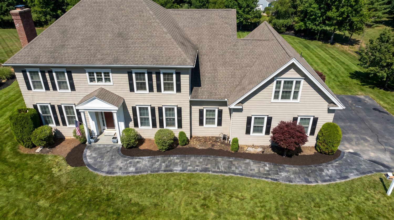 Grand Front Walkway by TNT Masonry & Pavers in Connecticut